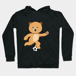 Bear and Soccer Hoodie